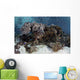 Reef Fish Swimming Seafloor Wall Decal