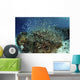 Blue-green Damselfish Schooling above Wall Decal