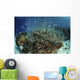 Blue-green Damselfish Schooling above Wall Decal