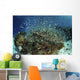 Blue-green Damselfish Schooling above Wall Decal