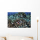 Blue-green Damselfish School around Wall Decal