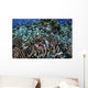 Blue-green Damselfish School around Wall Decal