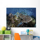 Beautiful and Healthy Coral Schooling Fish Wall Decal
