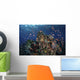 Reef Fish Swimming Upward Angle Wall Decal