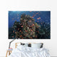 Reef Fish Swimming Strong Horizontal Wall Decal