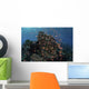 Reef Fish Swimming Strong Dark Wall Decal