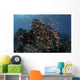 Reef Fish Swimming Strong Dark Wall Decal