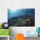 Colorful Reef Fish Swim Light Rays Wall Decal