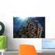 Reef Fish Swimming Light Rays Wall Decal