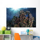 Reef Fish Swimming Light Rays Wall Decal