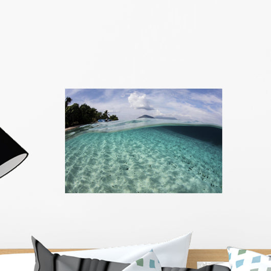Beautiful Beach near Alor Wall Decal