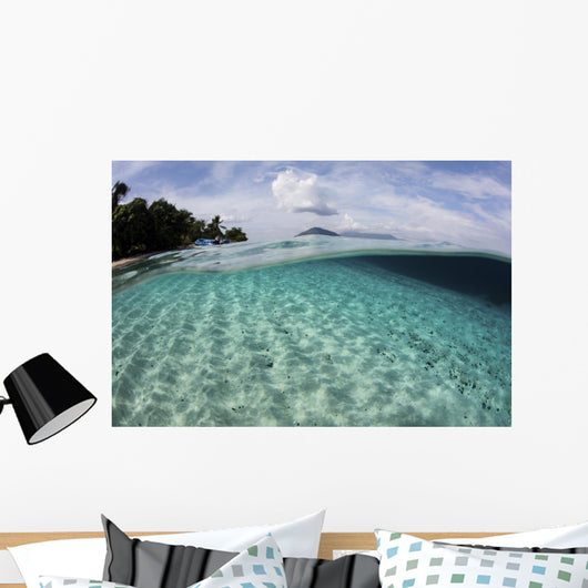 Beautiful Beach near Alor Wall Decal