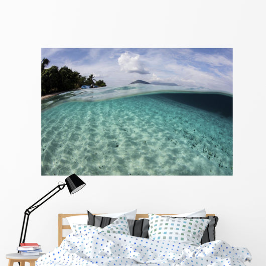Beautiful Beach near Alor Wall Decal