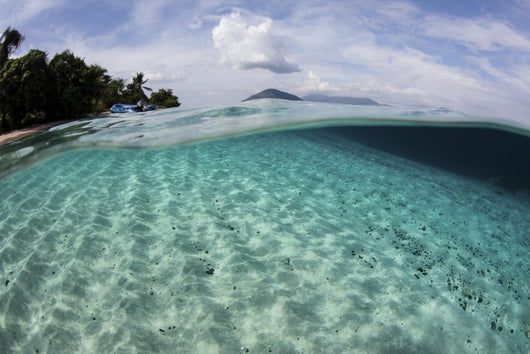 Beautiful Beach near Alor Wall Decal