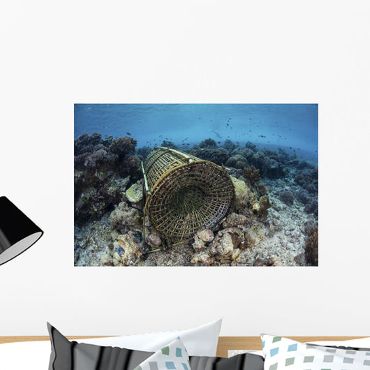 Traditional Fish Trap Made Top Wall Decal
