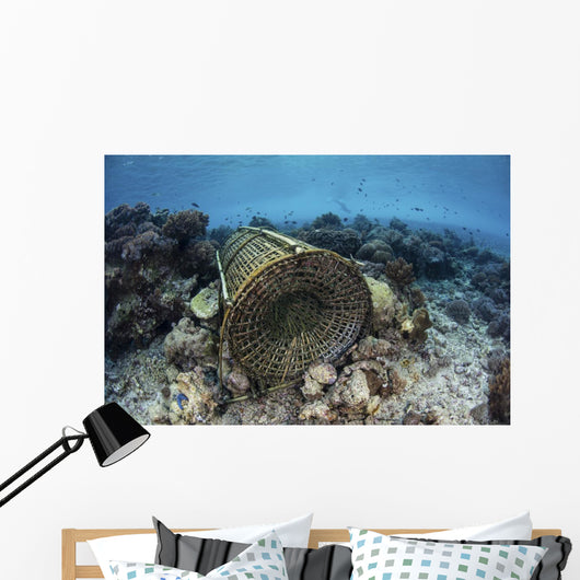 Traditional Fish Trap Made Top Wall Decal