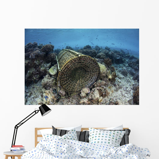 Traditional Fish Trap Made Top Wall Decal