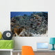 School Striped Eel Catfish Swimming Down Wall Decal