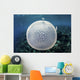 White-spotted Jellyfish Drifts Strong Top Wall Decal