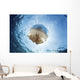 White-spotted Jellyfish Drifts Strong near Surface Wall Decal
