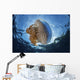 White-spotted Jellyfish Drifts Strong Wall Decal