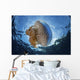White-spotted Jellyfish Drifts Strong Wall Decal
