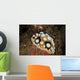Beautiful Nudibranch Crawls Sandy Wall Decal