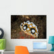 Beautiful Nudibranch Crawls Sandy Wall Decal