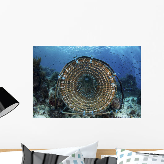 Traditional Fish Trap Made Wall Decal