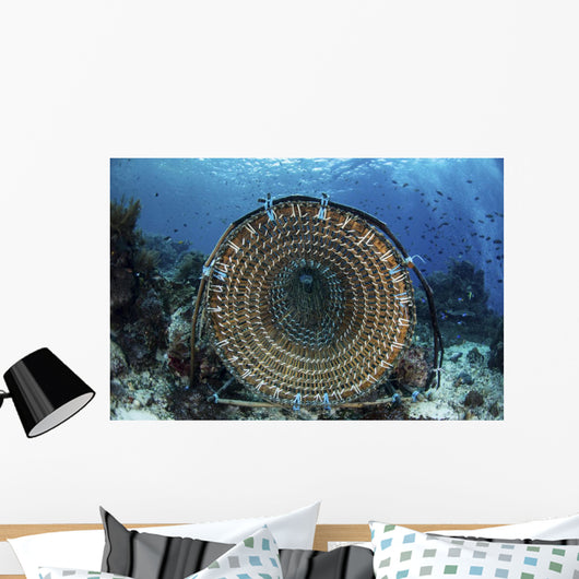 Traditional Fish Trap Made Wall Decal