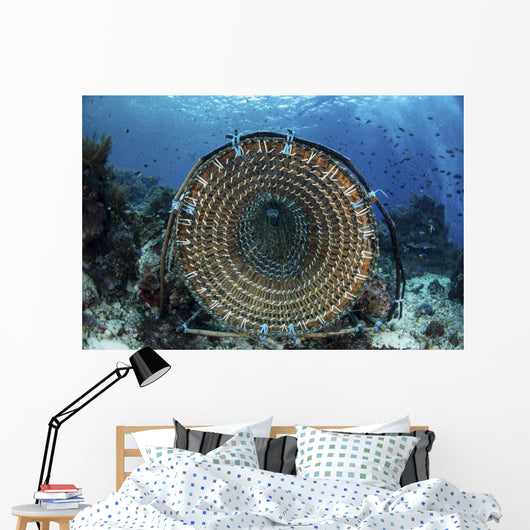 Traditional Fish Trap Made Wall Decal