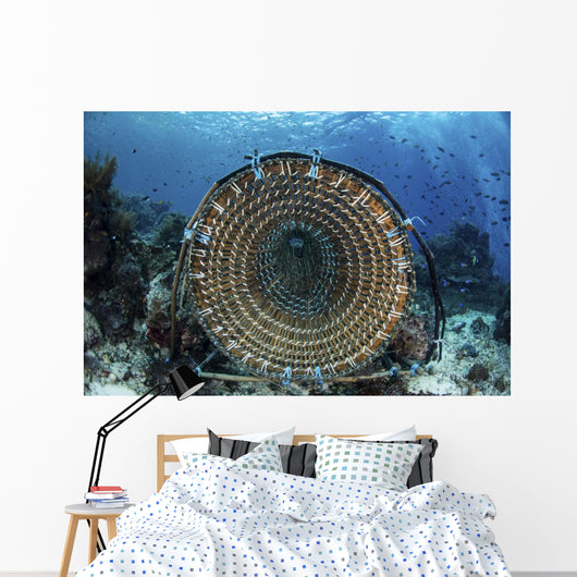 Traditional Fish Trap Made Wall Decal