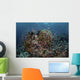 Reef Fish Swimming Strong Schooling Wall Decal