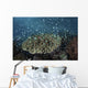 Blue-green Damselfish Schooling Reef Wall Decal