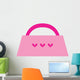 Pink Girly Purse Wall Decal