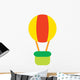 Hot Air Balloon Basket Wall Decal
