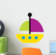 Cute Sail Boat Wall Decal