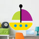 Cute Sail Boat Wall Decal