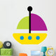 Cute Sail Boat Wall Decal
