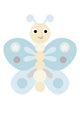 Blue Butterfly Wall Decal