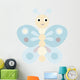 Blue Butterfly Wall Decal