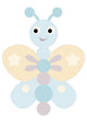 Blue butterfly Wall Decal