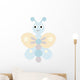 Blue butterfly Wall Decal