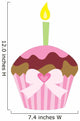 Cute Pink Cup Cake Wall Decal