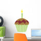 Cute Chocolate Cup Cake Wall Decal