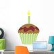 Cute Chocolate Cup Cake Wall Decal