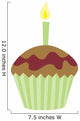 Cute Chocolate Cup Cake Wall Decal