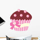 Cute Chocolate Cup Cake Wall Decal