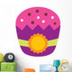 Cute Purple Cupcake with Wall Decal