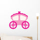 Pink Cinderella Carriage Wall Decal